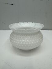 Vintage Hobnail Milk Glass Hurricane Lamp Replacement Shade 9 3/4