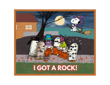 Halloween, I GOT A ROCK Flat Flexible Refrigerator Magnet picture