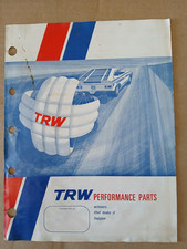 1972 TRW PERFORMANCE PARTS PISTONS CAMS BEARINGS BROCHURE NHRA DRAG RACING 6pp picture