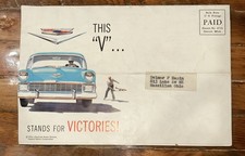 1956 Chevrolet Mailer General MotorsCollectible This “V” stands for VICTORIES picture