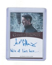 Aidan Gillen as Petyr Baelish Inscription Auto Game of Thrones Autograph GOT picture