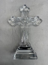 Large Waterford Lead Crystal STAR CROSS Standing  10