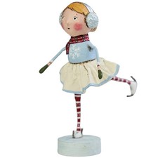 LORI MITCHELL ~ Skating Katie ~ Folk Art Christmas Figure picture