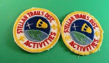 BSA PATCH: TWO STELLAR TRAILS DISTRICT / ACTIVITIES / NEW & UNIFORM WORN picture