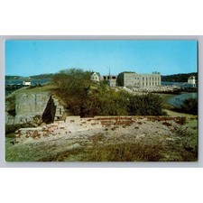 Vintage Fort Popham Popham Beach Maine Postcard Color by Arthur Albrecht picture