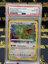 Rayquaza 138/185 Amazing Rare PSA 10 picture