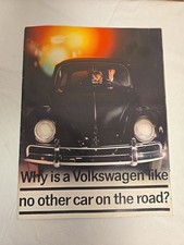 Original 1961-1962 Volkswagen VW Beetle Deluxe Sales Brochure Dealer Dealership picture