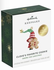2026 Hallmark Ornament Gnome For Christmas Clove's Favorite Cookie Limited Ed picture