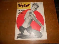 Vintage TITTER Pin Up Bachelor Magazine April 1949 picture