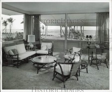 1957 Press Photo Jarves H. Raud design for a living room - lrb32033 picture