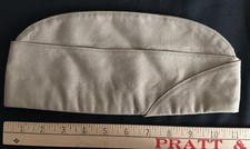 Vintage 1970s US Military Garrison Cap Side Cap Khaki w/ Grommet picture