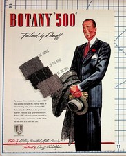 1945 Botany 500 Suit Fashion Ad Daroff Philadelphia Passaic NJ Vintage Ephemera picture