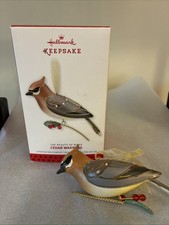 Hallmark Keepsake The Beauty of Birds - Cedar Waxwing Ornament READ B8 picture