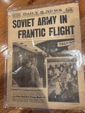 1939 DEC 23 NEW YORK DAILY NEWS - SOVIET ARMY IN FRANTIC FLIGHT - WWII picture