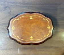REUGE 36 Note Swiss Music Box Vivaldi Four Seasons Spring Inlaid Wood Working picture