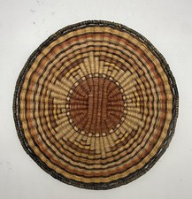 Old Hopi Wicker Basket 12 1/2” Diameter picture