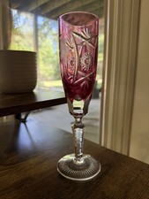 Nachtman Traube Ruby Stemmed Champagne Flutes - set of 12  picture