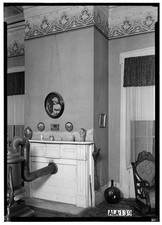 Photo:Camden Alabama Robert Tait Plantation Parlor Mantel 1936 HABS picture