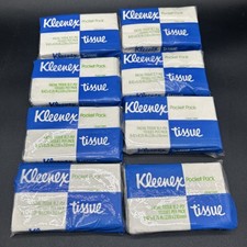 Vintage Kleenex Pocket Packs 1970’s Prop Cosmetic Lot Of 8 1978 picture
