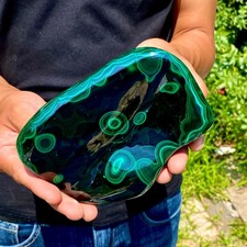 4.96LB Natural polished peacock mineral free-form specimen spiritual stone picture