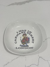 Vintage Late 1960 Carnaby Street London Souvenier Ceramic Ashtray Decramics MINT picture