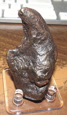 143 gm Aletai iron meteorite Rough uncut china xinjian armanty stand JAL picture