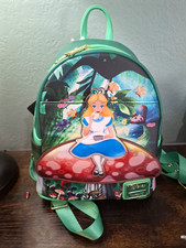 Loungefly Disney Alice in Wonderland Mini Backpack Green/Multicolor picture