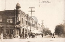 Street View Center St., South Haven MI Michigan RPPC Photo Postcard COPY picture