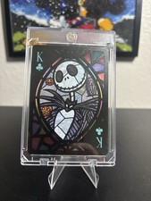 Jack Skellington DISNEY STAINED GLASS REFRACTOR 2023 Disney 100 Tenyo JAPAN SP picture