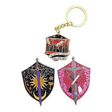 OwlCrate Blades Of Love Arcana Dire Bound Enamel Pins Savage Song Keychain Lot picture