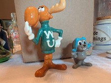 Rocky and Bullwinkle ceramic figures T.M. & Ward Prod. picture