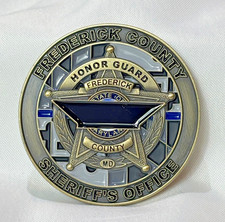 Frederick County Sheriff's Office MD Challenge Coin Honor Guard picture