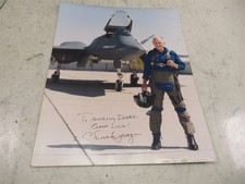 Chuck Yeager Autographed Photo 8x10 Northrop YF-23 