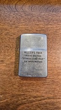 Vintage 1957 Miller's Park Zippo picture