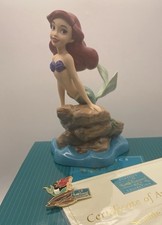 Vintage retired Rare WDCC Ariel Little Mermaid Disney Figurine Seaside Serenade picture