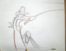 1959 QUICK DRAW MCGRAW OPENING HANNA-BARBERA ORIGINAL PRODUCTION cel DRAWING picture