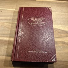 THE PILGRIM'S PROGRESS John Bunyan c1988 The Christian Library Vintage Hardcover picture