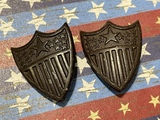 Authentic WWI U.S. Army Adjutant General's Corps Collar Branch Insignia Subdued picture
