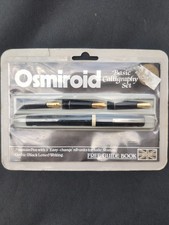Osmiroid Basic Calligraphy Set 3 easy change nibs Right Hand Italian Roman Goth picture