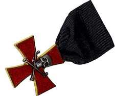 Knights Templar York Rite Order of the Red Cross SKULL BONES Member Jewel picture