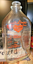 Lamers Dairy / Dairyland's Best From Wisconsin Glass 64 Ounce Milk Jar Appleton picture