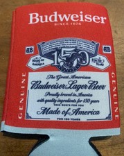 Budweiser Beer Koozie: 150 YR Old Budweiser, 250 YR Old USA, Ltd Edition picture