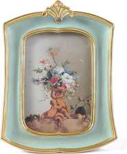 Vintage Picture Frame 4X6 Antique Ornate Photo Frame Tabletop and Wall Hanging picture
