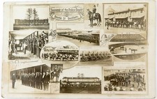 SUPER RARE c1907 - 1915 Police Depot, Bourke St, Redfern, NSW RPPC Postcard picture