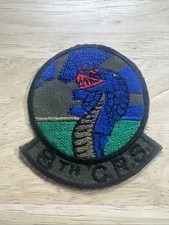 VTG USAF OD 8th CRS Patch Sew-On Nos picture
