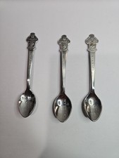 Set of 3 Vintage Souvenir Spoon Collectible Rolex Bucherer Of Switzerland picture