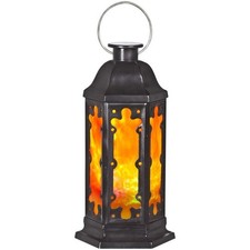 Grandin Road Halloween Fire & Ice Animated Lantern 146282 NOS picture