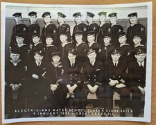 Electricians Mates School Class A Class 2312B 9 January 1953 Navy Photo picture
