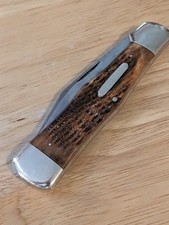 Rare Early Ka-Bar Large Coke Bottle Hunter Knife. Union Stamp. Nice Knife picture