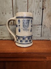 Vintage Rowe Pottery Works Sprecher Brewing Stein Tankard Mug Marked 1989 Hndmd picture